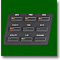 Behringer DEQ2496 front-panel controls from the NU9N setup guide